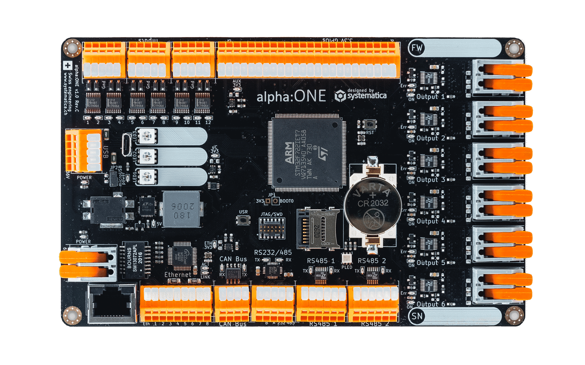 alpha:ONE MicroPython programmable industrial board