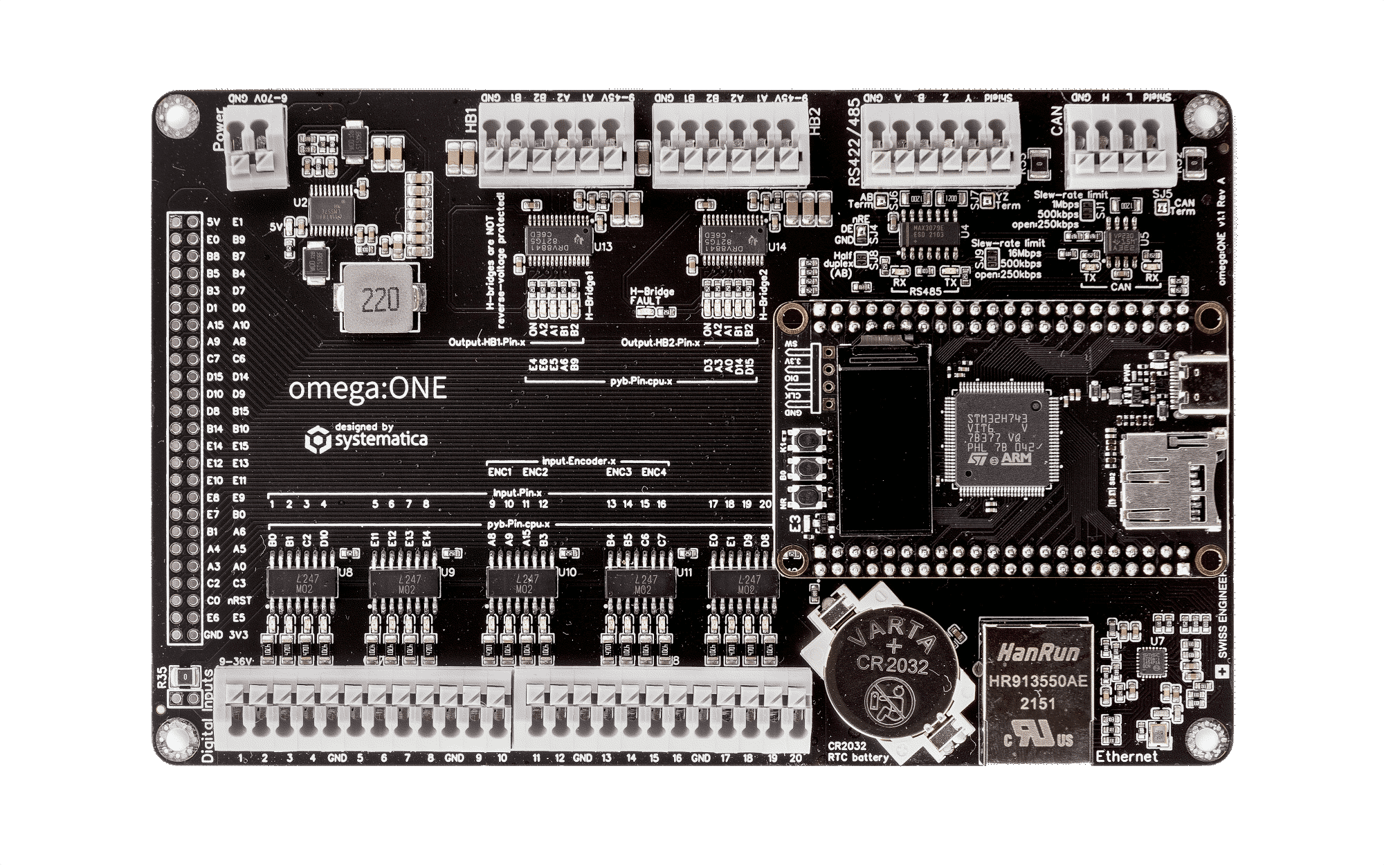 omega:ONE MicroPython programmable industrial board